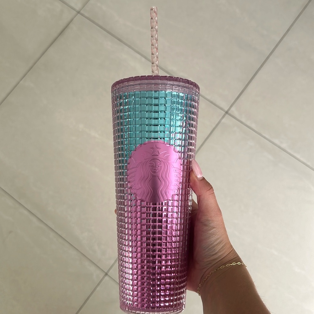 Rare Blue Purple Starbucks Tumbler